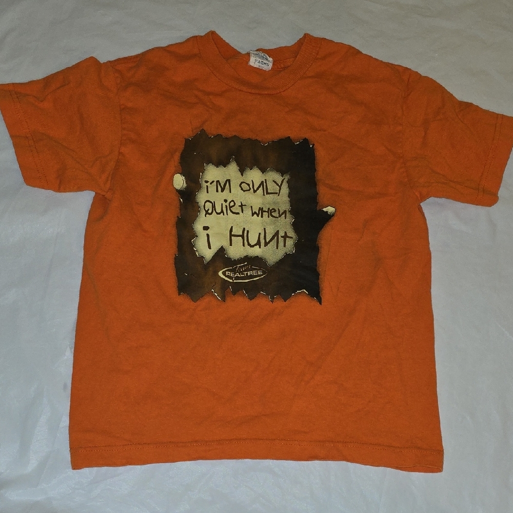 Delta Boys Hunting Orange Tee Small